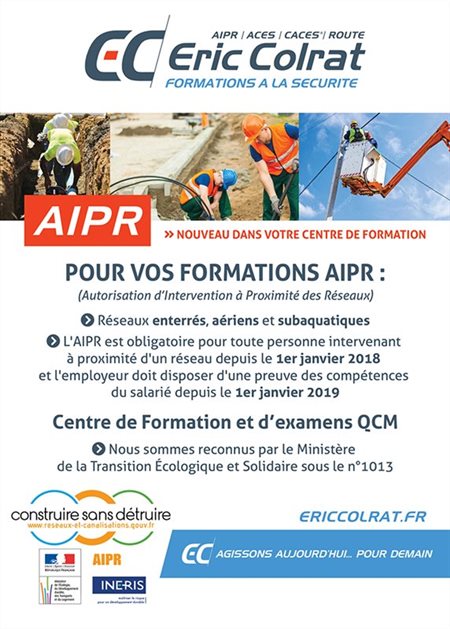 Formation AIPR - Millau Aveyron Eric Colrat